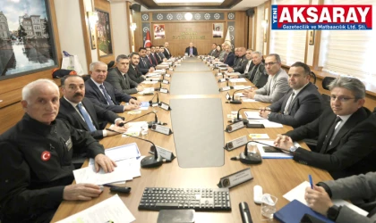 VALİ DURU’DAN "SIFIR TAVİZ" TALİMATI Aksaray’da huzur ve güvenlik zirvesi