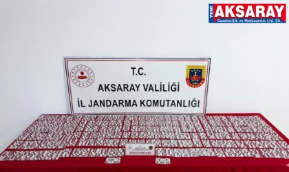 3 BİN 752 ADET SENTETİK UYUŞTURUCU Adana’dan Getirdiler Aksaray’da yakalandılar