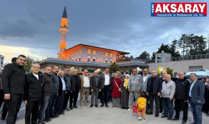 AKSARAY’DA HAC HEYECANI  Kutsal topraklara dualarla uğurlandılar