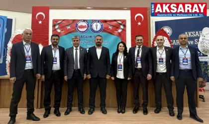 GÜVEN TAZELEDİLER Sağlık-Sen Aksaray’da Rıfat Kaya ile devam