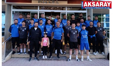 Maç öncesi otelde kampa girdiler