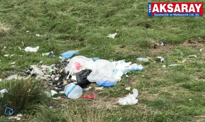 Ortaköy yolu Gedik mevkiinde çevre kirliliği