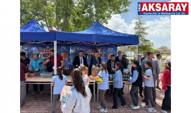 SULTANHANI’NDA TATLI BİR MOLA Öğrenciler " Lezzet Teneffüsü"nde