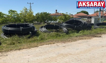 28.500 METRELİK ALT YAPI Yeni içme suyu hattına ilk kazma vuruldu
