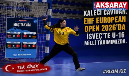 Cavidan U-16 Milli takım ile İsveç'te