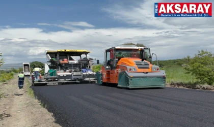 Ihlara - Yenipınar yolunda asfalt hamlesi