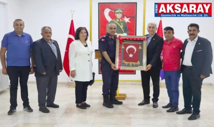 Muhtarlar Derneği'nden İl Jandarma Komutanlığı'na anlamlı ziyaret