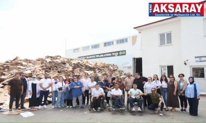 ÖZEL ÖĞRENCİLER  Geri Dönüşüm Tesisi hakkında bilgilendiler