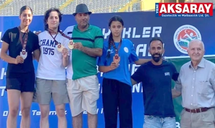 Aksaraylı Atletler İzmir'den Şampiyonluk ve derecelerle döndü