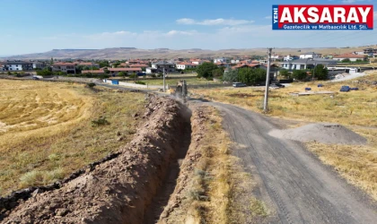 Karaören Köyü’nün 25,5 Km.lik içme suyu hattı yenileniyor