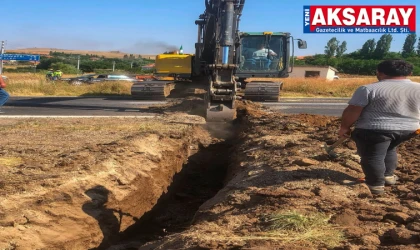 ABALI KÖYÜ’NE 8 BİN METRELİK YENİ HAT Köylerin içme suyu hatları yenileniyor