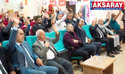 AĞAÇÖREN VE SARIYAHŞİ İLÇE KONGRELERİ TAMAMLANDI MHP’de kongre coşkusu
