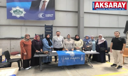 Ak kadınlar TOKİ Semt Pazarı’nda vatandaşla buluştu