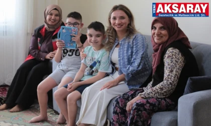 AKSARAY AİLE VE SOSYAL HİZMETLER İL MÜDÜRLÜĞÜ'NDEN Şehit Ailelerine anlamlı ziyaret