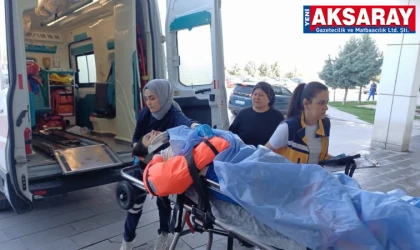 Cam silerken düştü, ağır yaralandı