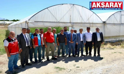 Gücünkaya Köyü’nde sera incelemesi