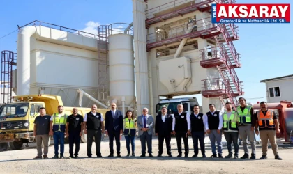 İl Özel İdaresi Asfalt Plenti ve yeni araç parkı gözden geçirildi