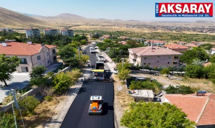 İl Özel İdaresi’nden Yuva Köyü’nde sıcak asfalt hamlesi