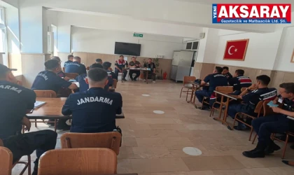 Jandarma ekiplerine av sezonu bilgilendirmesi