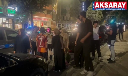 Kavga paniğinde kadına araç çarptı