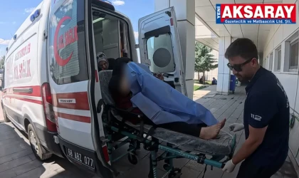 Kavgada bahçesinde oturan kadın yaralandı