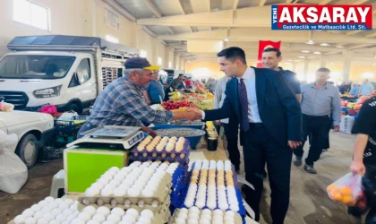 Kaymakam semt pazarını inceledi