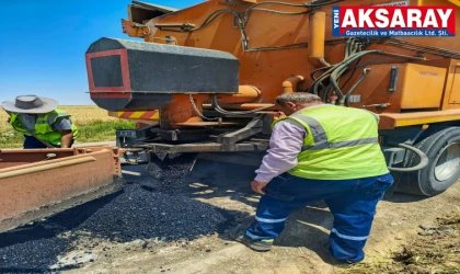 Özel İdare yol ekibi Eskil köylerinde