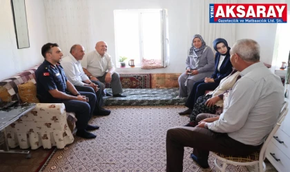 SARIYAHŞİ KAYMAKAMI ŞEYMA NUR ARIKAN’DAN Demirciobası Köyü’nde hane ziyaretleri