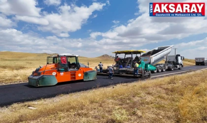 Sarıyahşi’de 3 kilometrelik asfalt hamlesi