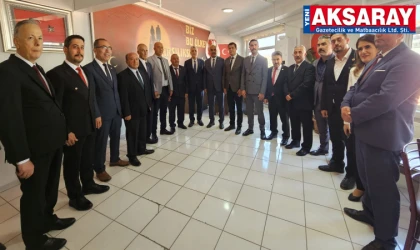 TİCARET BAKANI PROF. DR. ÖMER BOLAT’TAN MHP Aksaray İl Başkanlığı’na ziyaret