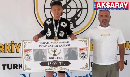 Türkiye birincisi olarak altın madalyanın sahibi oldu