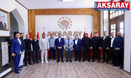 VALİ MURAT DURU’YU ZİYARET ETTİLER ‘Yeni sezonda kupa bekliyoruz’