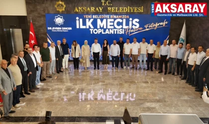 Yeni binada ilk meclis toplantısı yapıldı