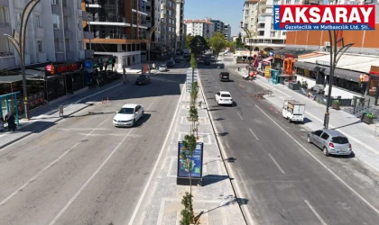 Yol yenilendi, kaldırımlar engelsiz hale getirildi