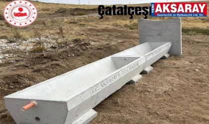 Ağaçören’de 9 köye hayvan içme suyu tesisi kazandırıldı
