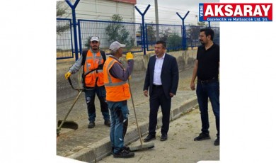 AKSARAY OSB'DE SAHA ÇALIŞMALARI Peyzaj ve çevre düzenlemesi