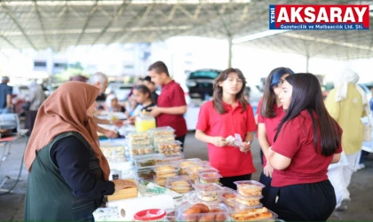 Aksaray’da kadın emeğiyle mutfaklara bereket katıyor