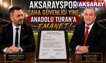 Aksarayspor yeni sezonda da güvenliğini Anadolu Turan Güvenlik’e emanet etti