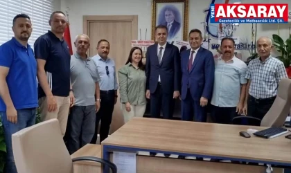 Büro Memur-Sen yöneticilerinden Tapu İl Müdürü Özgür Kılıç’a ziyaret