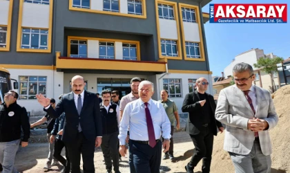 Eğitim yatırımları yerinde incelendi
