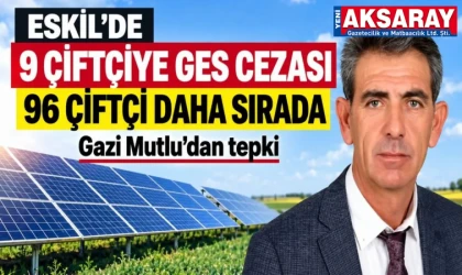 Eskil'de 9 Çiftçiye GES cezası verildi