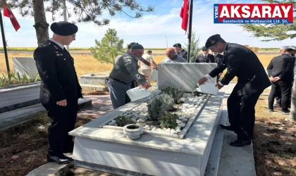 ESKİL’DE VEFA ANLAMI Şehit Veli Batur kabri başında dualarla anıldı