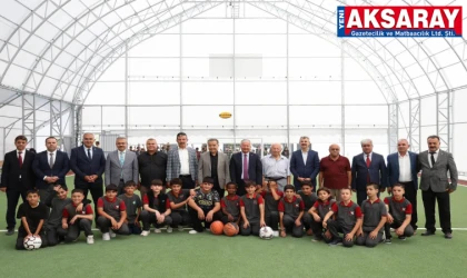 Hayırsever aileden eğitime spor kompleksi desteği