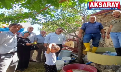 İl Meclis üyeleri pekmez yapımını izledi