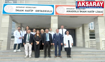 İL MİLLÎ EĞİTİM MÜDÜRÜ YUSUF UZANTI Güzelyurt’ta eğitim çalışmalarını inceledi
