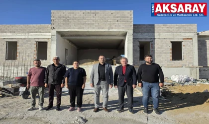 KAYMAKAM TARIK YERLİKAYA Gençlik Merkezi inşaatını inceledi