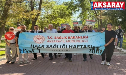 Kılıçaslan Parkı’nda Sağlık Yürüyüşü