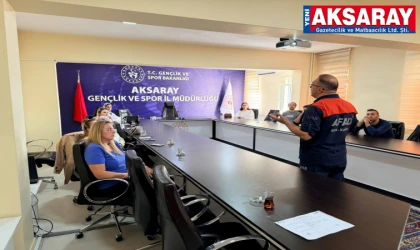 Kurum çalışanlarına Sivil Savunma Eğitimi
