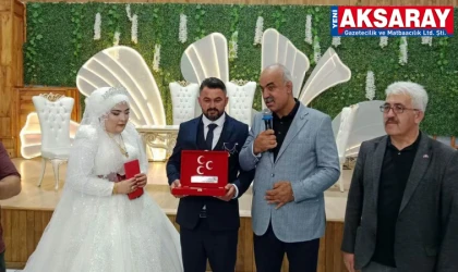 MHP İl Başkanından düğünlerde hediye geleneği