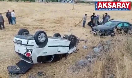 Otomobil park halindeki araca çarptı: 5 YARALI